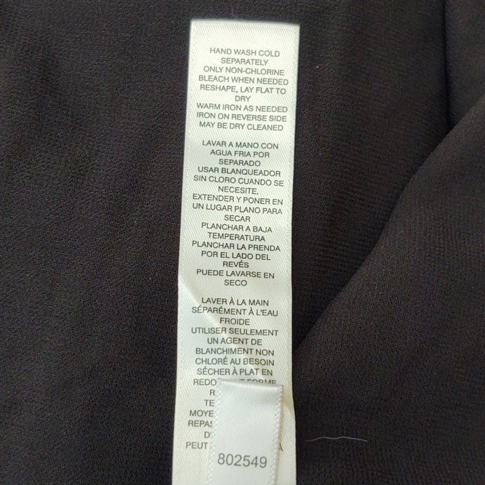 Chico's Honeycomb Beaded Jacket Chiffon Zip Front Size Medium - Picture 8 of 9